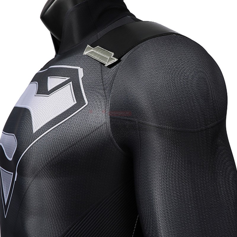 Clark Black Jumpsuit Cosplay Costume
