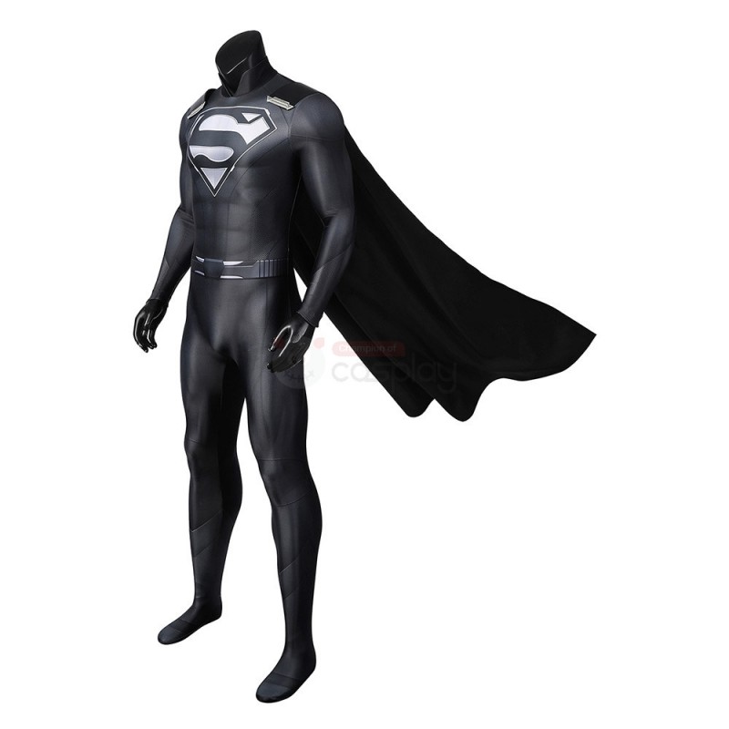 Clark Black Jumpsuit Cosplay Costume