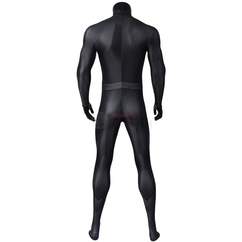Clark Black Jumpsuit Cosplay Costume
