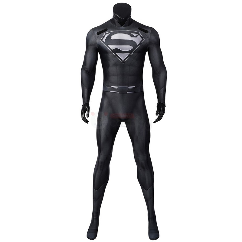 Clark Black Jumpsuit Cosplay Costume
