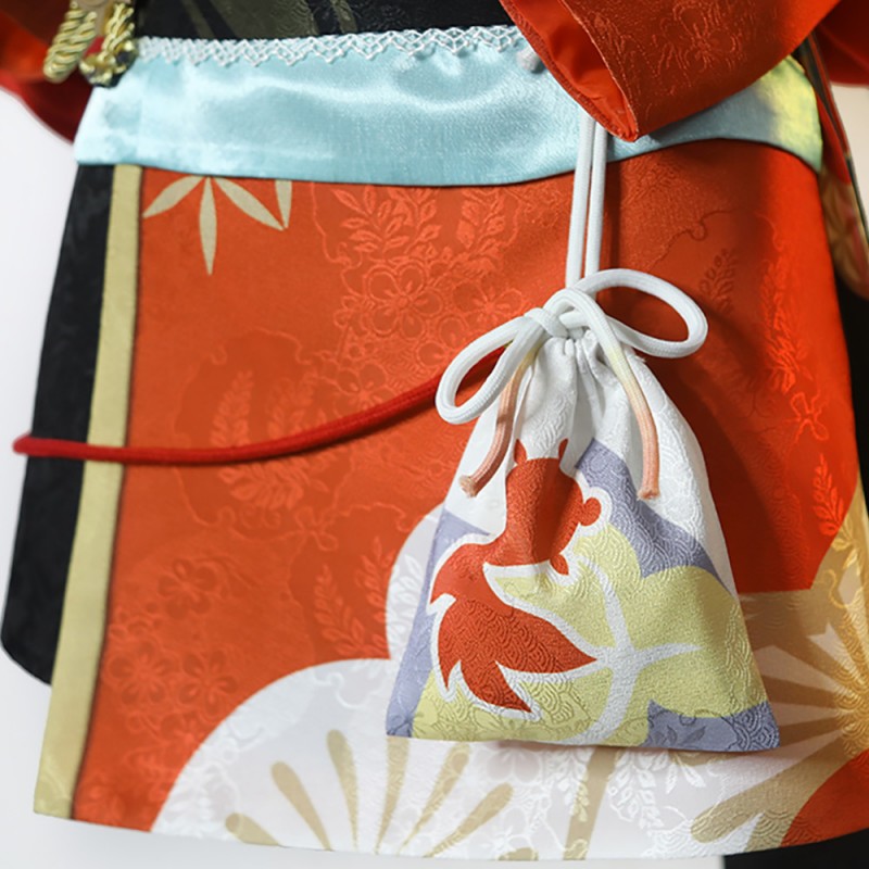 Genshin Impact Yoimiya Cosplay Costume Deluxe Version Full Set