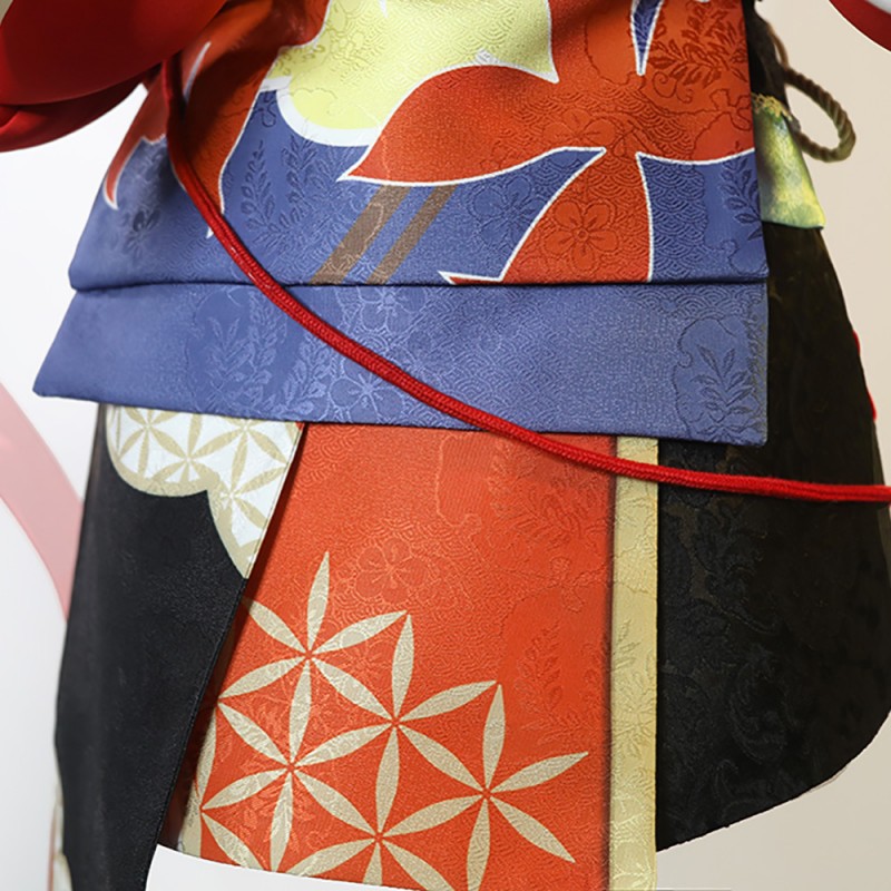 Genshin Impact Yoimiya Cosplay Costume Deluxe Version Full Set