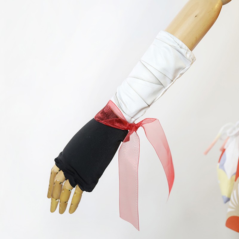 Genshin Impact Yoimiya Cosplay Costume Deluxe Version Full Set