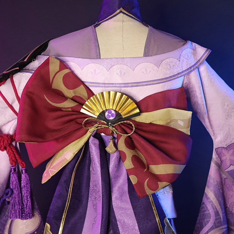 Baal Costume Genshin Impact Raiden Cosplay Suit