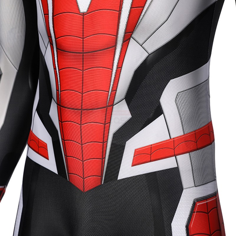 Spiderman Costume PS5 Remastered Cosplay New Armored Advanced Suit