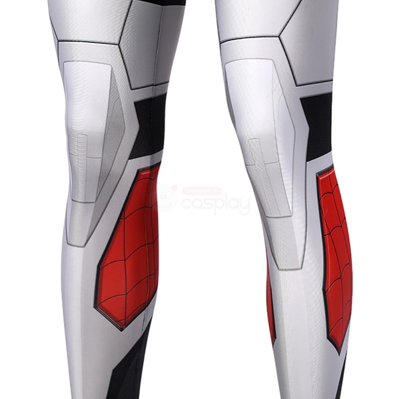 Spiderman Costume PS5 Remastered Cosplay New Armored Advanced Suit