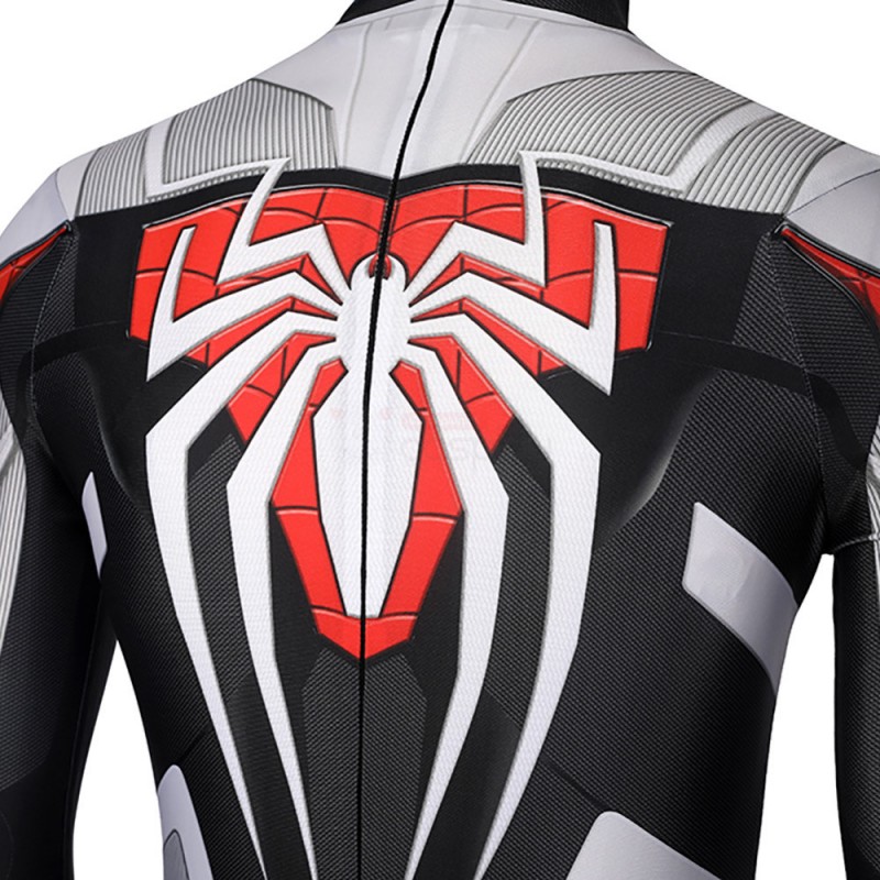 Spiderman Costume PS5 Remastered Cosplay New Armored Advanced Suit