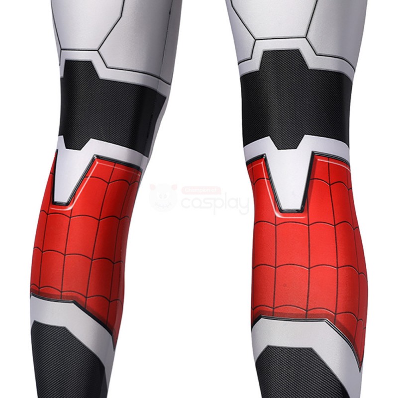 Spiderman Costume PS5 Remastered Cosplay New Armored Advanced Suit