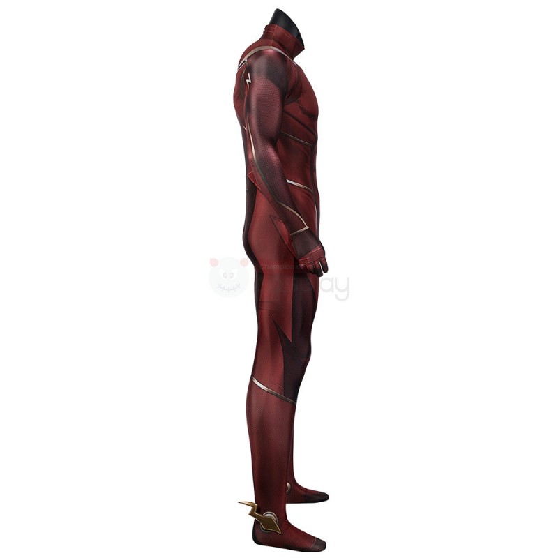 Barry Allen Red Jumpsuit Cosplay Costume