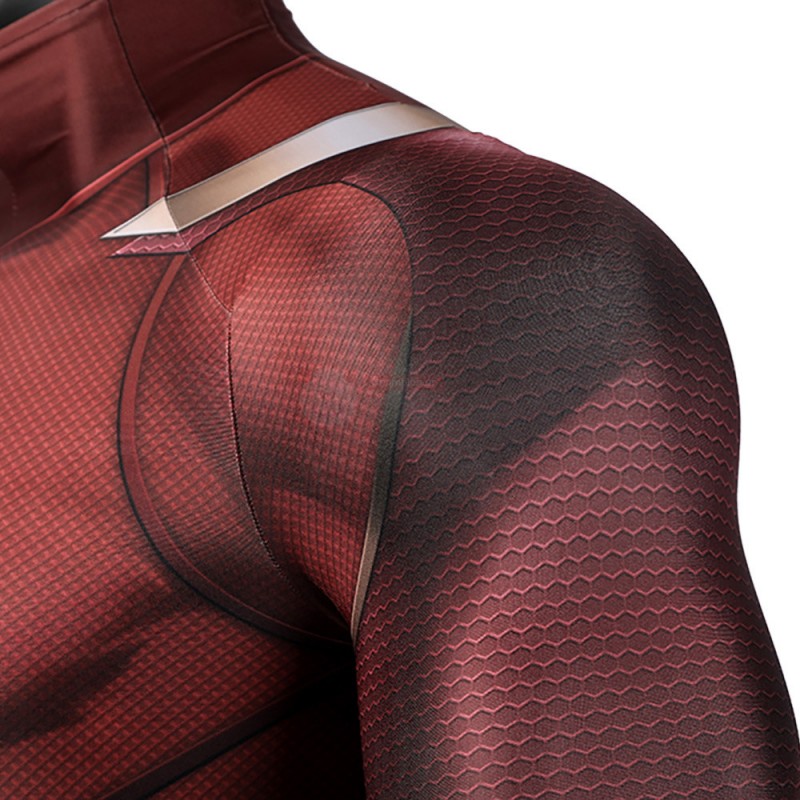 Barry Allen Red Jumpsuit Cosplay Costume