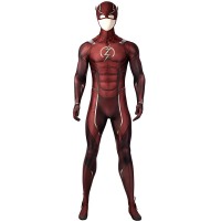 Barry Allen Red Jumpsuit Cosplay Costume