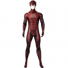 Barry Allen Red Jumpsuit Cosplay Costume