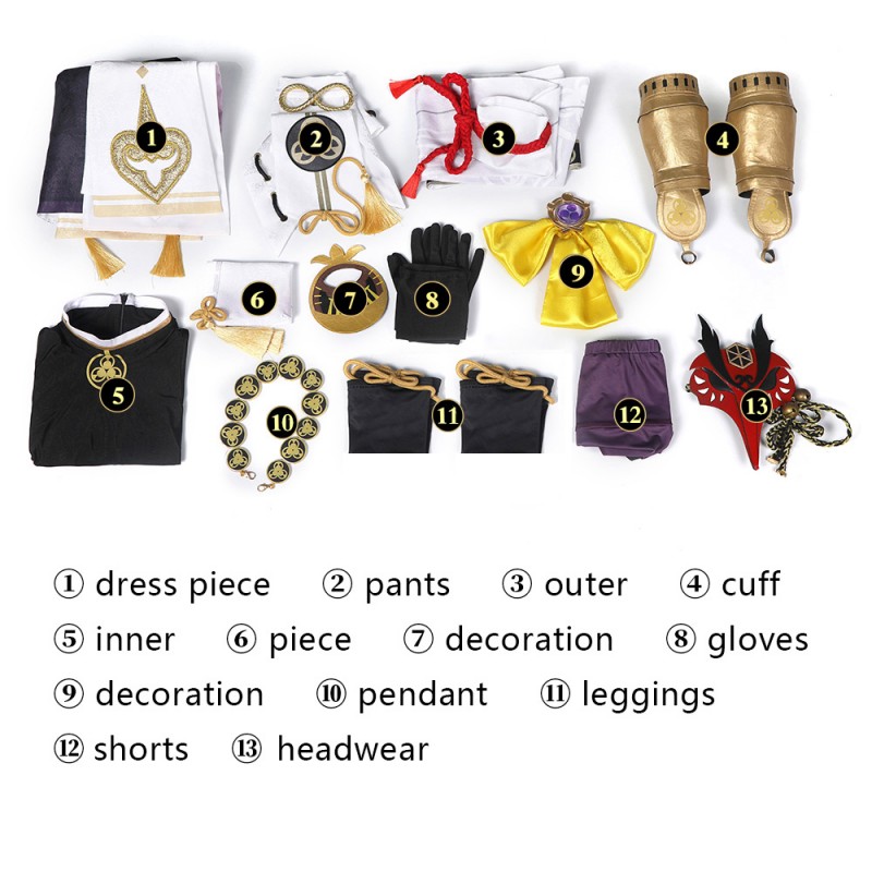 Kujo Sara Costume Genshin Impact Cosplay Suit