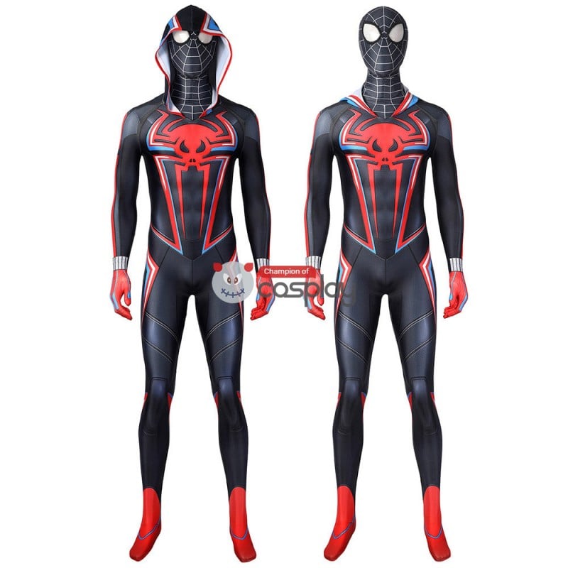 Spiderman Costume Spider-Man PS5 Miles Morales 2099 Cosplay Suit