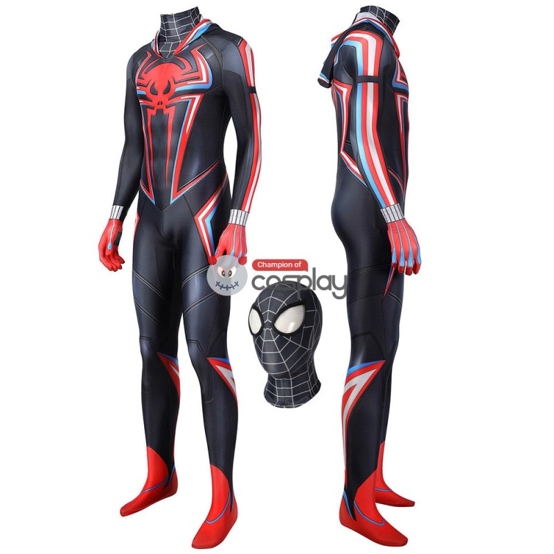 Spiderman Costume Spider-Man PS5 Miles Morales 2099 Cosplay Suit