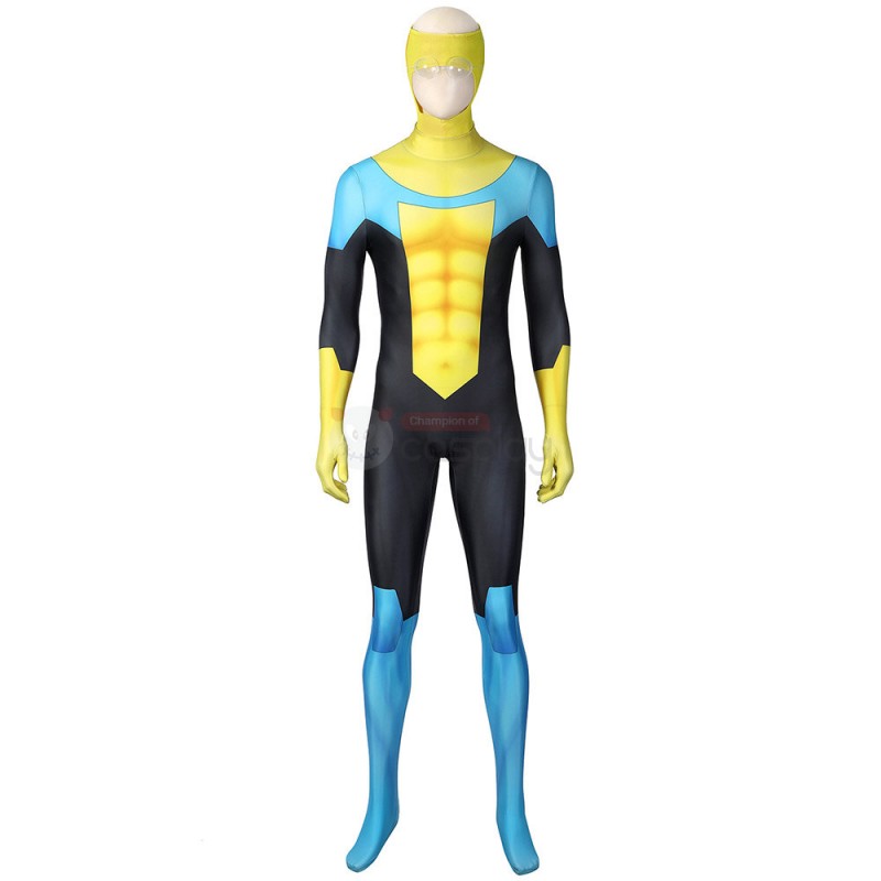 Invincible Mark Grayson Suit Zentai Halloween Cosplay Costume