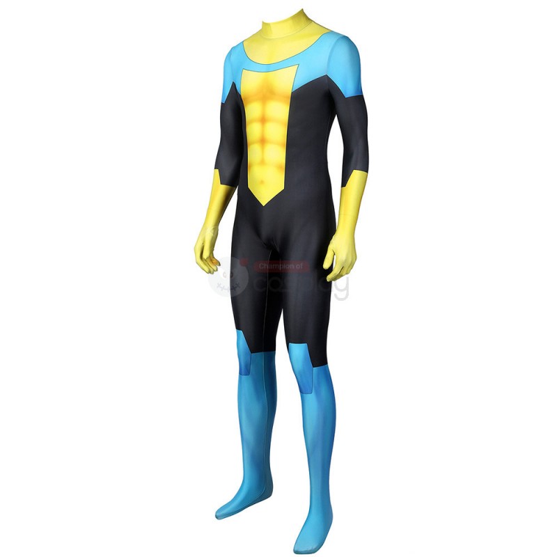 Invincible Mark Grayson Suit Zentai Halloween Cosplay Costume