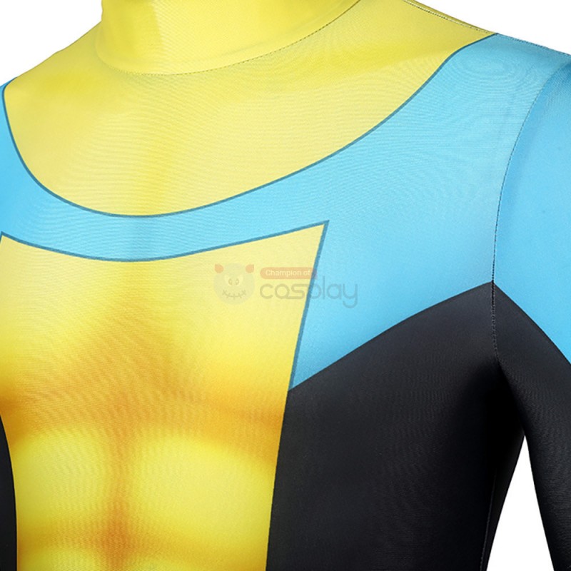 Invincible Mark Grayson Suit Zentai Halloween Cosplay Costume