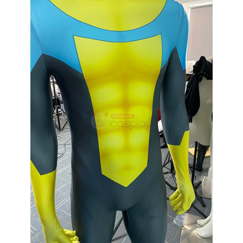 Invincible Mark Grayson Suit Zentai Halloween Cosplay Costume