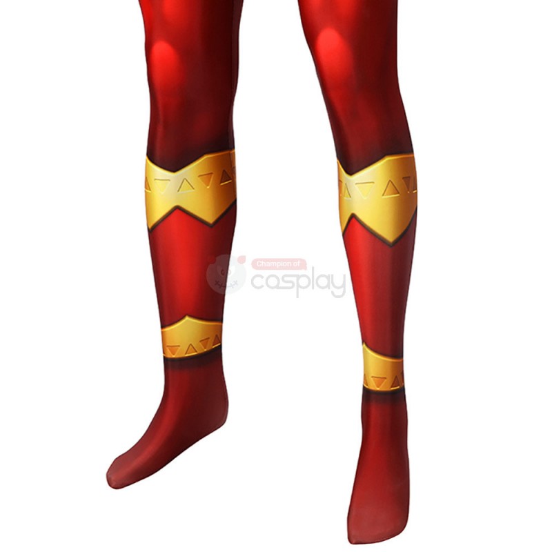 Red Power Ranger Suit Koh Ryusoulger Red Ranger Cosplay Zentai