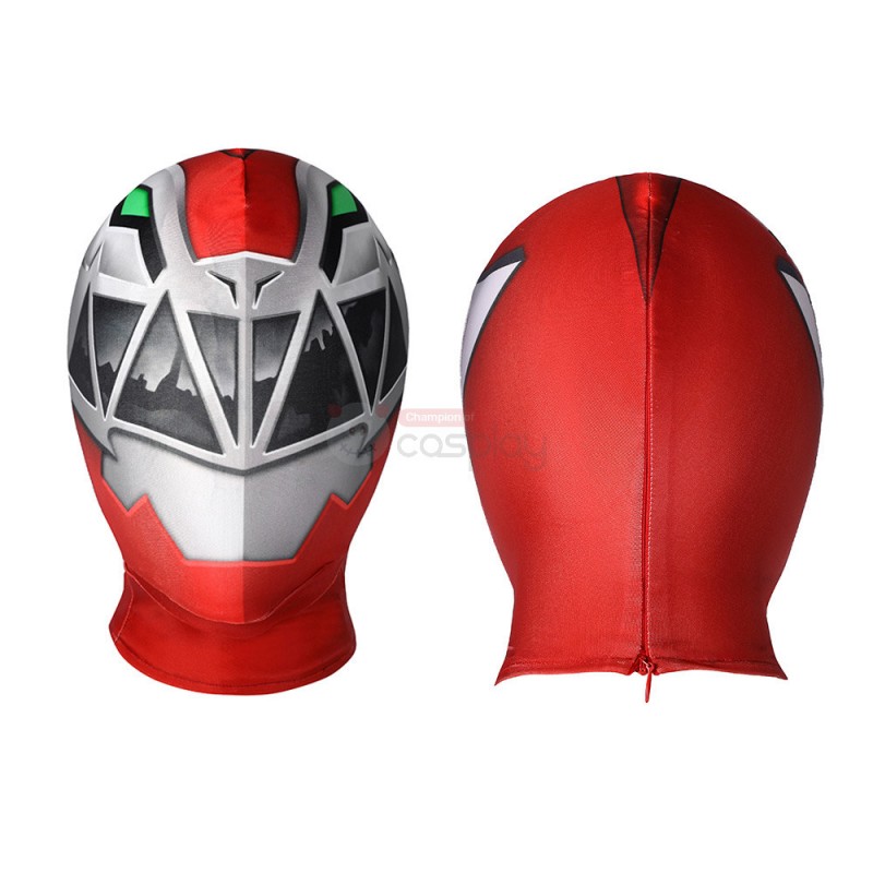 Red Power Ranger Suit Koh Ryusoulger Red Ranger Cosplay Zentai