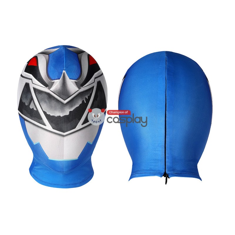 Blue Power Rangers Costume Kishiryu Sentai Ryusoulger Blue Solider Melto Cosplay Suit