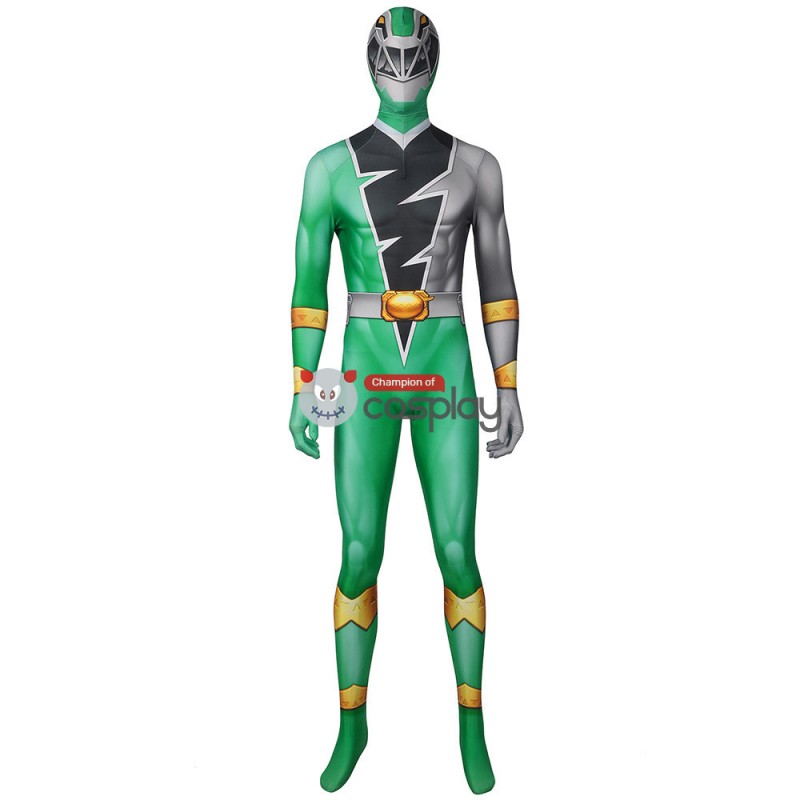Power Rangers Green Costume Kishiryu Sentai Ryusoulger Green Solider Towa Cosplay Suit
