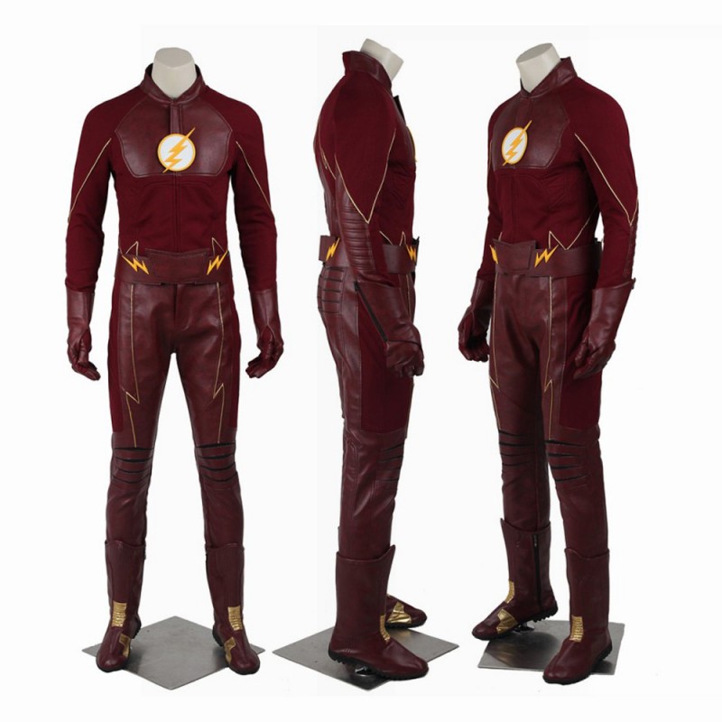 Barry Allen Cosplay Suit TF S2 Cosplay Costumes