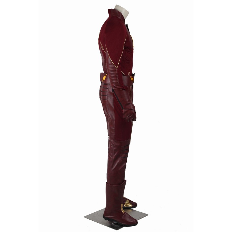 Barry Allen Cosplay Suit The Flash Season 2 Cosplay Costumes