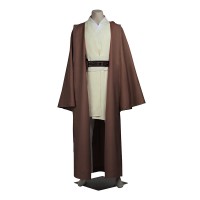 Star Wars Cosplay Costumes Jedi Knight Obi-Wan Kenobi Suit