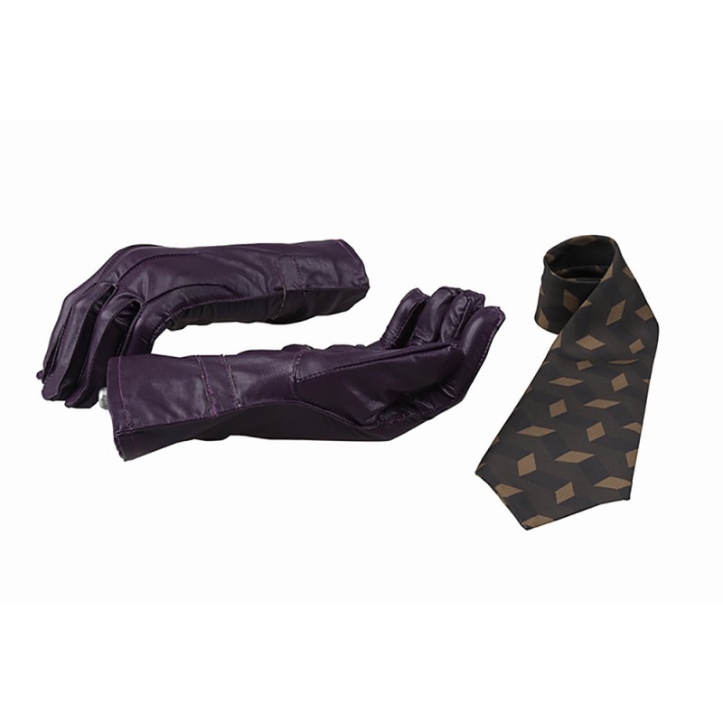 Heath Ledger Halloween Costume Black Knight Purple Cosplay Suit Improved Version