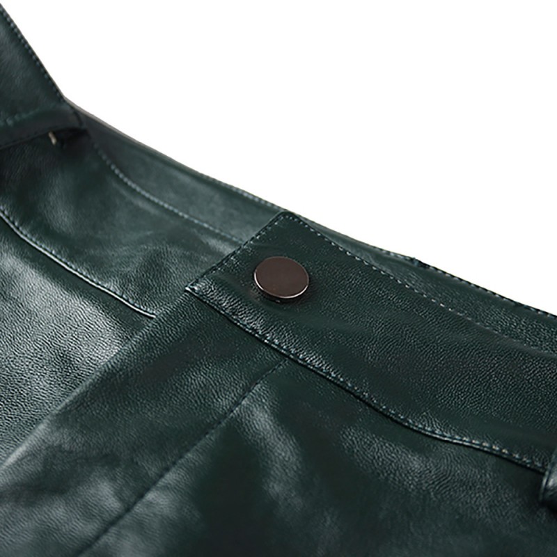 Oliver Queen Costume Green Leather Cosplay Suit