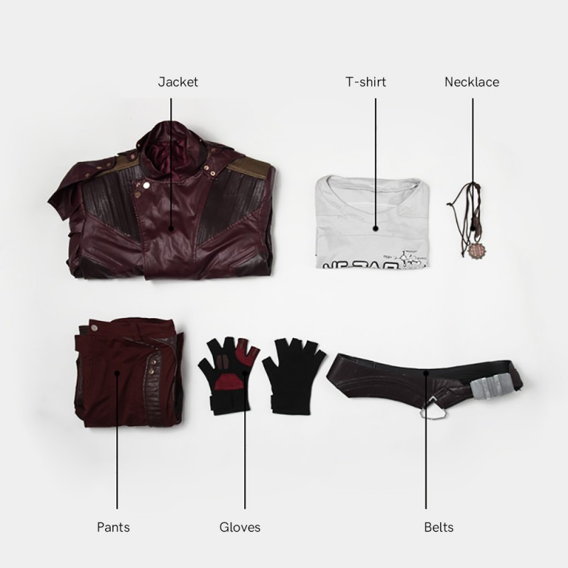 Guardians of The Galaxy 2 Cosplay Costumes Star-Lord Costume Upgraded Version