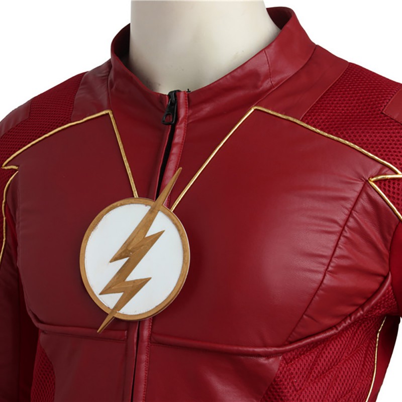 TF S4 Barry Allen Red Halloween Cosplay Costume Improved Version