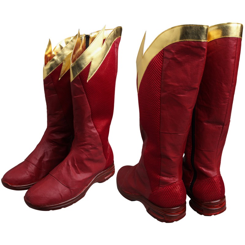 TF S4 Barry Allen Red Halloween Cosplay Costume Improved Version