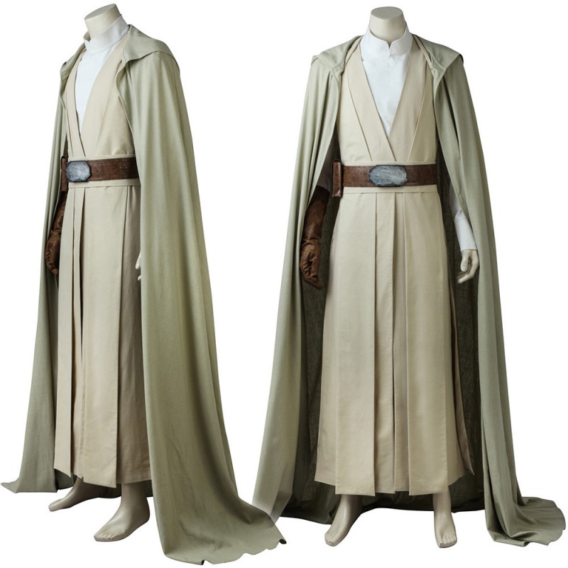 Star Wars 8 The Last Jedi Costumes Luke Skywalker Cosplay Costume