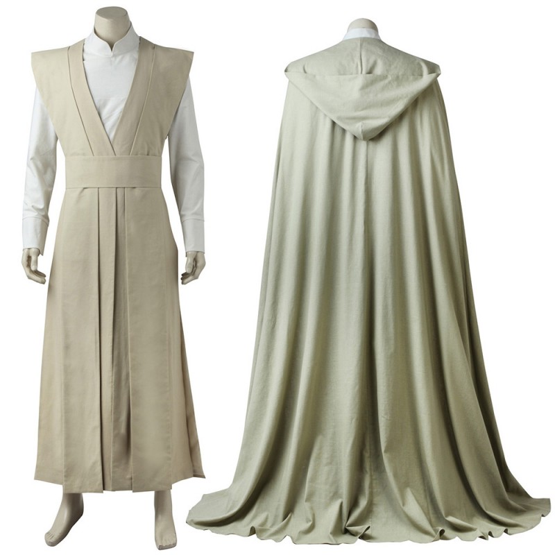Star Wars 8 The Last Jedi Costumes Luke Skywalker Cosplay Costume