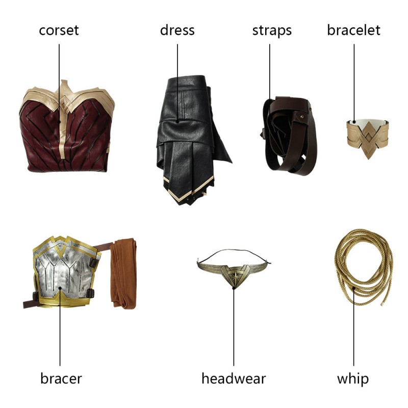 Diana Prince Costume WW Cosplay Suit Upgraded Version