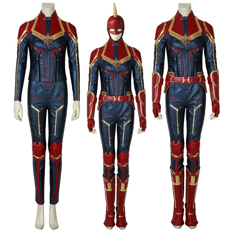 Movie Captain Marvel Carol Danvers Cosplay Costume