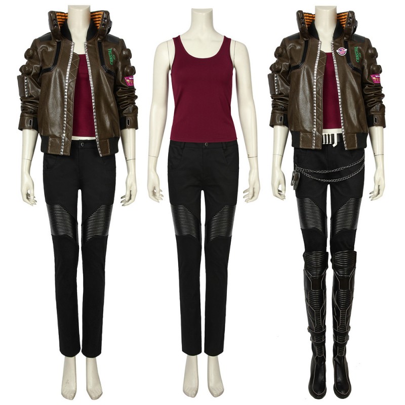 Cyberpunk 2077 Cosplay Costumes Heroine Suit