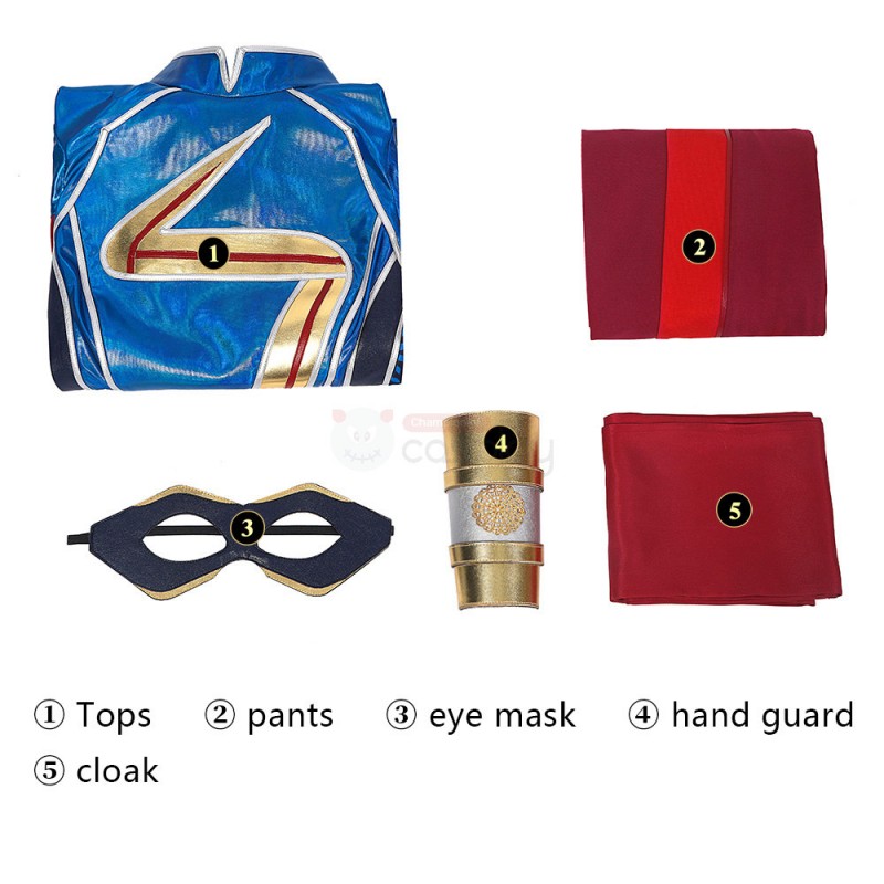 Kamala Khan Costume Ms. Marvel Cosplay Suits