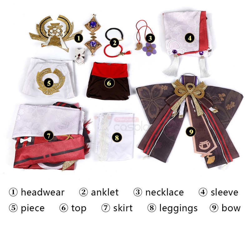 Genshin Impact Cosplay Costumes Yae Miko Costume