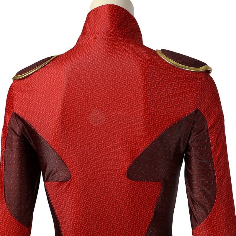 Grace Fulton Cosplay Costume Halloween Billy Batson Suit