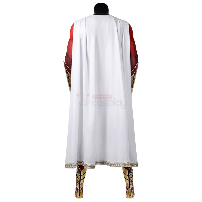 Billy Batson Costume Asher Angel Cosplay Suits