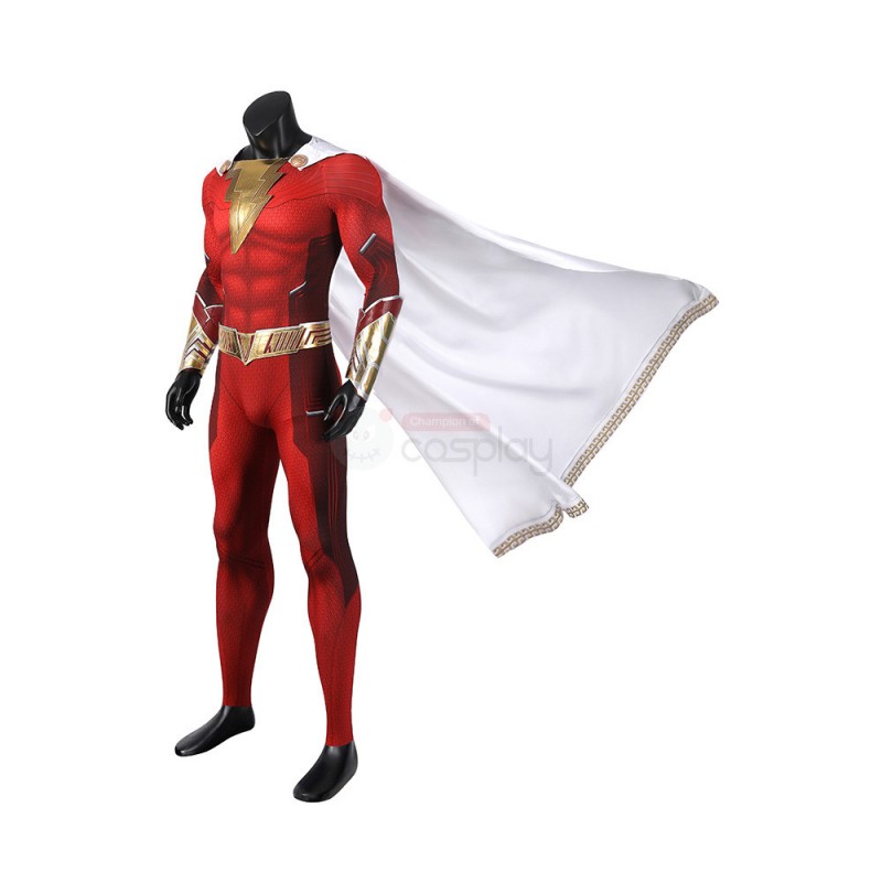 Billy Batson Costume Asher Angel Cosplay Suits