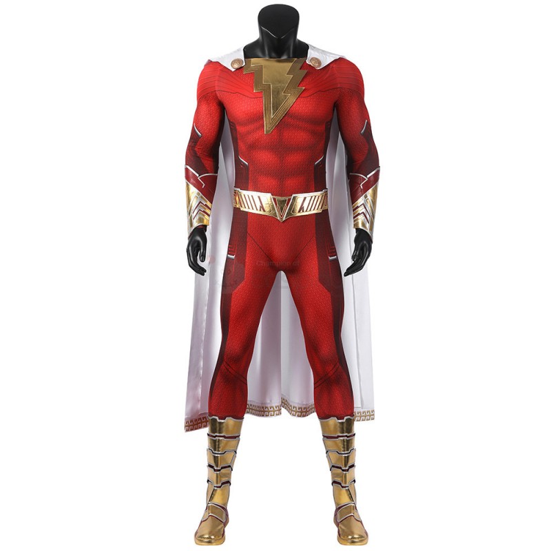 Billy Batson Costume Asher Angel Cosplay Suits