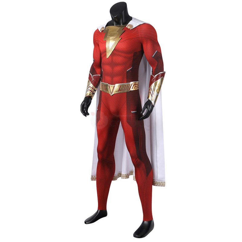 Billy Batson Costume Asher Angel Cosplay Suits