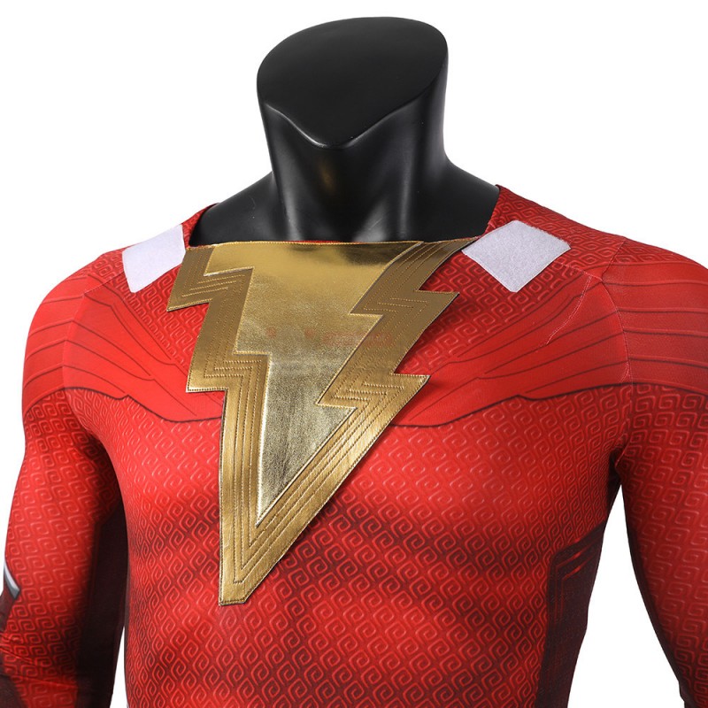 Billy Batson Costume Asher Angel Cosplay Suits