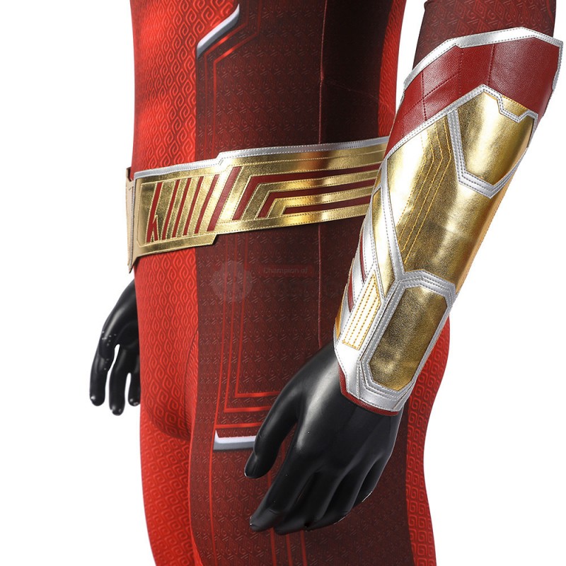 Billy Batson Costume Asher Angel Cosplay Suits