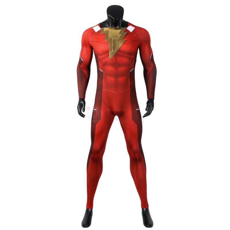 Billy Batson Costume Asher Angel Cosplay Suits